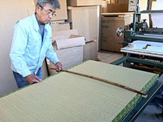 畳の作業風景